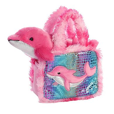 Aurora Small Multicolor Fancy Pals 7" Dolphin Fashionable Stuffed Animal