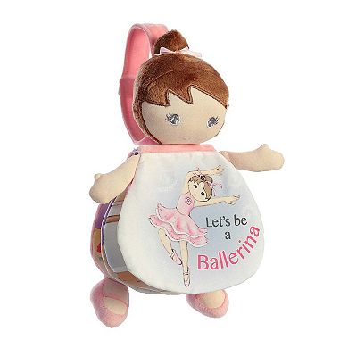 Ebba Small Multicolor Story Pals 9" Let's Be A Ballerina Educational Baby Stuffed Animal