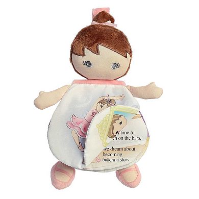 Ebba Small Multicolor Story Pals 9" Let's Be A Ballerina Educational Baby Stuffed Animal