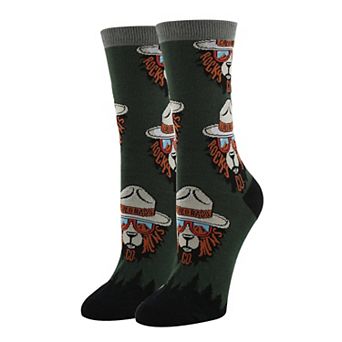 Women's Crew Socks - Rocky Mtn. Bear