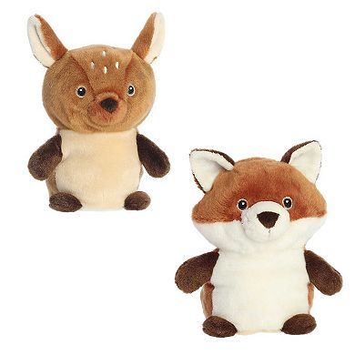 Aurora Small Orange Eco Nation Reversible Eco Pairs 6.5" Fawn And Fox ...