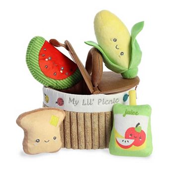 Ebba Small Multicolor Baby Talk 6" My First Picnic Engaging Baby Stuffed Animal