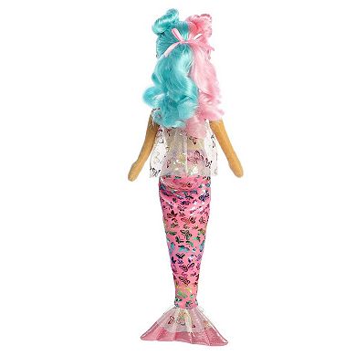 Aurora Large Pink Sea Sparkles Flutter Fashion Sparkles 18" Malala Enchanting Stuffed Doll