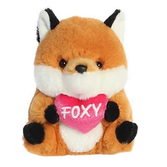 Aurora Mini Orange Rolly Pet 5" Foxy Fox Lovely Stuffed Animal
