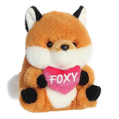 Aurora Mini Orange Rolly Pet 5" Foxy Fox Lovely Stuffed Animal