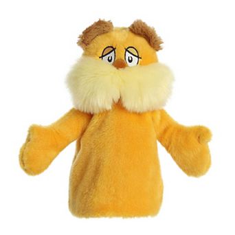 Aurora Medium Orange Dr. Seuss 10" The Lorax Hand Puppet Whimsical Stuffed Animal