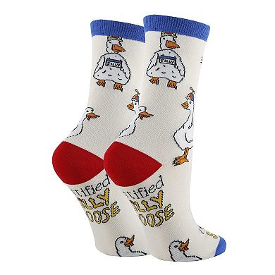 Women's Crew Socks - Silly Goose