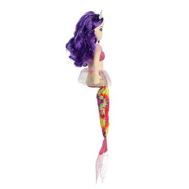 Aurora Large Red Sea Sparkles Tie Dye Sparkles 18" Harmony Enchanting Stuffed Doll