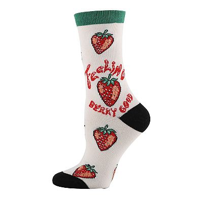 Women's Crew Socks - Berry Good