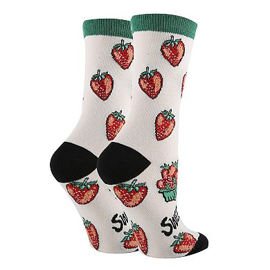 Women's Crew Socks - Berry Good