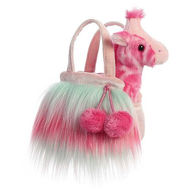 Aurora Small Pink Fancy Pals 7" Furries Sunrise Giraffe Fashionable Stuffed Animal
