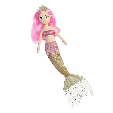 Aurora Large Pink Sea Sparkles Sprinkle Sparkles 18" Strawberry Enchanting Stuffed Doll