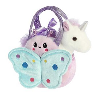 Aurora Small White Fancy Pals 7" Lil Butterfly Fashionable Stuffed Animal