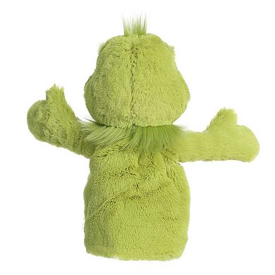 Aurora Medium Green Dr. Seuss 10" Grinch Hand Puppet Whimsical Stuffed Animal