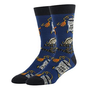 Mens Crew Socks - More Fishing