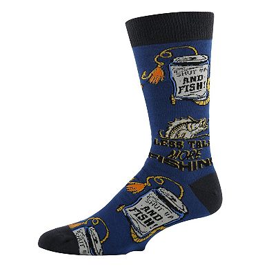Mens Crew Socks - More Fishing