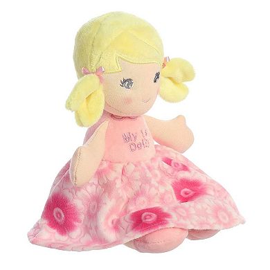 Ebba Medium Pink Dolls 12" First Doll Blonde Playful Baby Stuffed Doll
