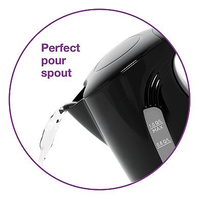 Salton Jug Kettle 1.0 L/qt - Black, Cordless