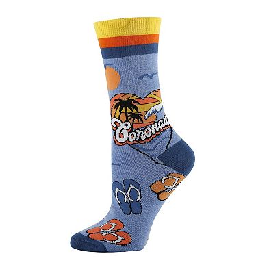 Women's Crew Socks - Coronado