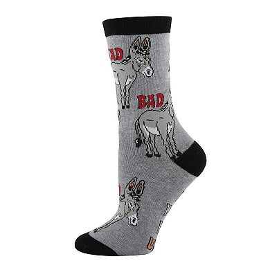 Women's Crew Socks - Bad Donkey