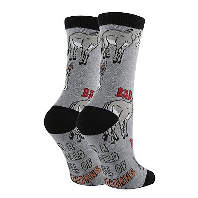 Women's Crew Socks - Bad Donkey