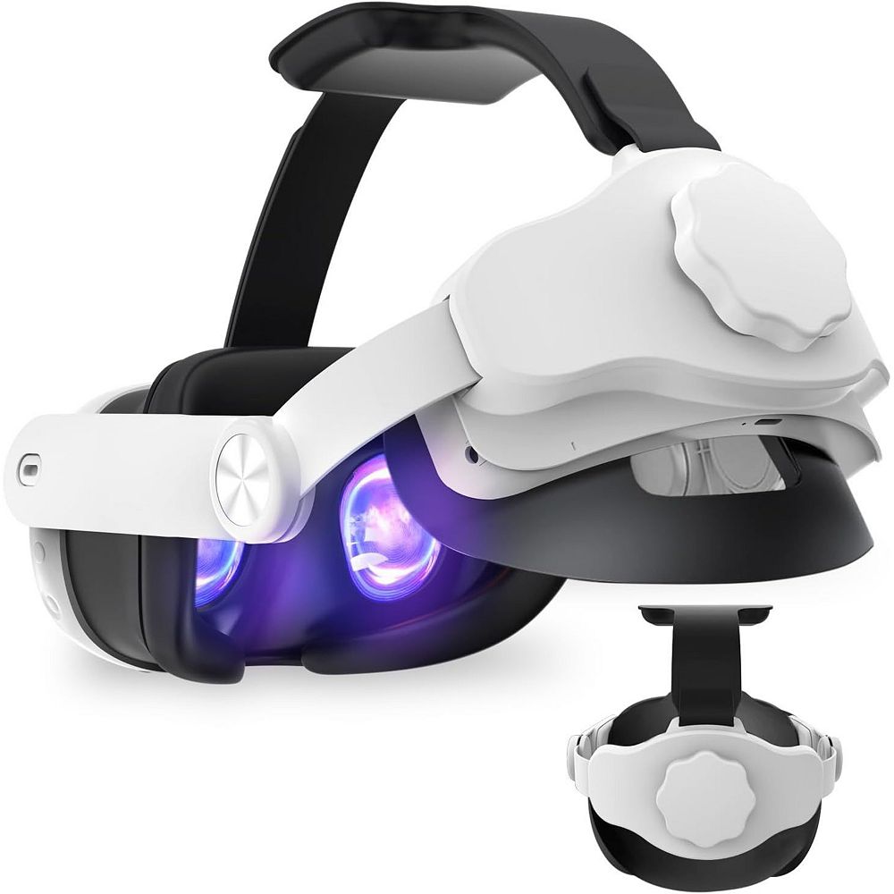 Meta Quest 3 Head Strap W/ 6000mah Battery- 4hr Time- Comfort /adjust