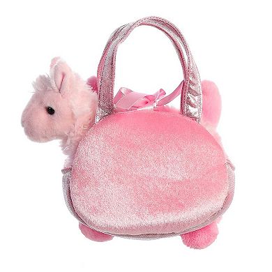 Aurora Small Pink Fancy Pals 7" Bubblegum Llama Fashionable Stuffed Animal