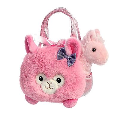 Aurora Small Pink Fancy Pals 7" Bubblegum Llama Fashionable Stuffed Animal