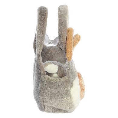 Aurora Small Grey Eco Nation 6" Wolf Eco-friendly Stuffed Animal