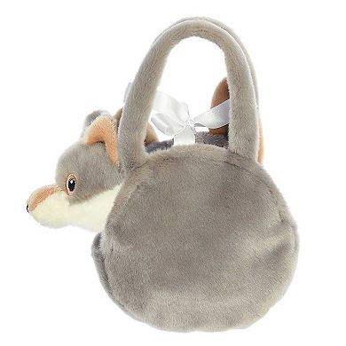 Aurora Small Grey Eco Nation 6" Wolf Eco-friendly Stuffed Animal
