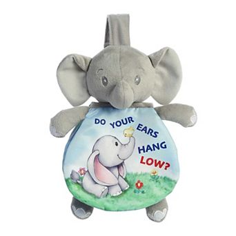 Ebba Small Gray Story Pals 9" Do Your Ears Hang Low Educational Baby Stuffed Animal