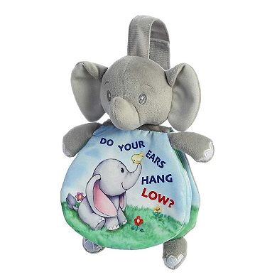 Ebba Small Gray Story Pals 9" Do Your Ears Hang Low Educational Baby Stuffed Animal