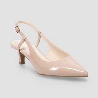 Apt. 9® Keerah Women's Slingback Kitten Heels
