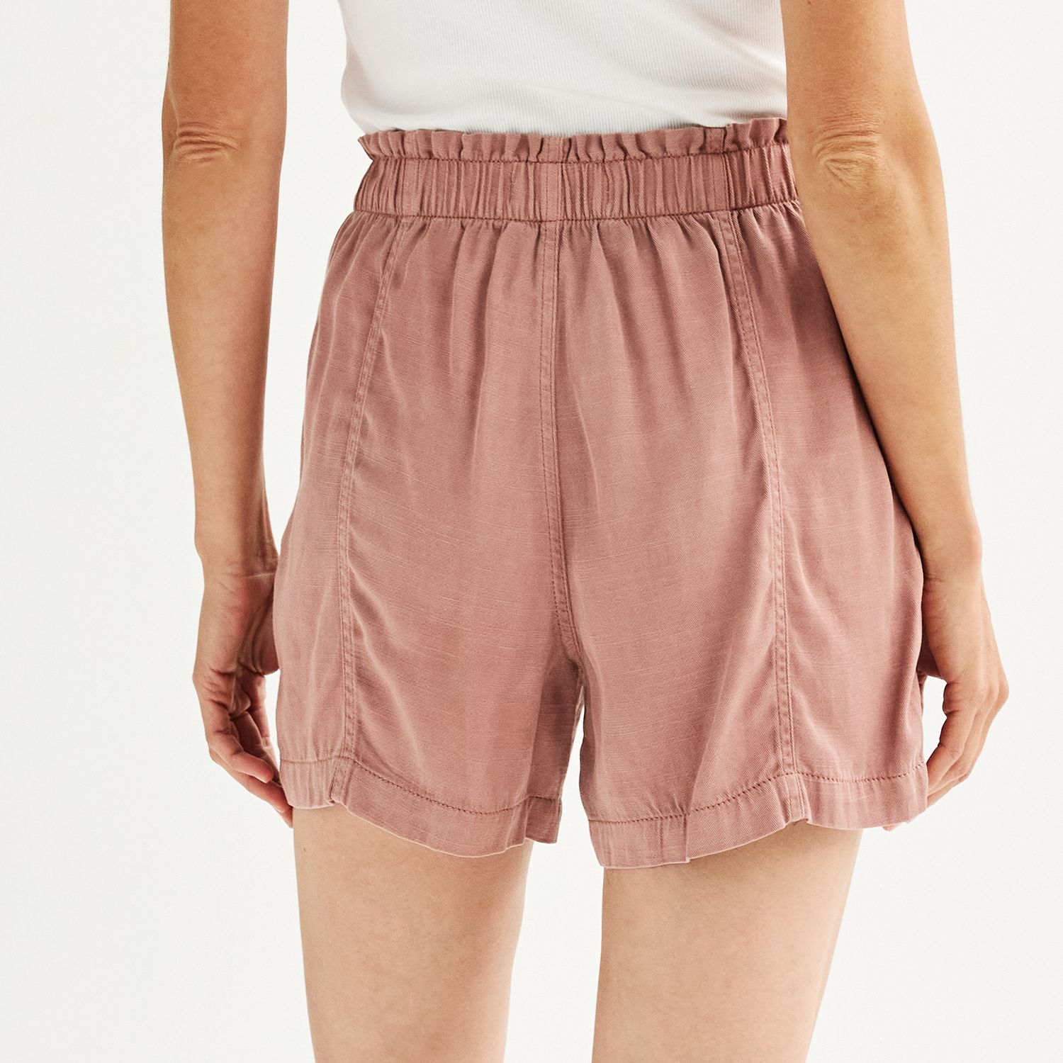 Kohls linen shorts hot sale