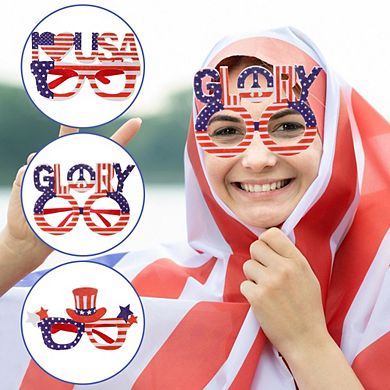 America Independence Day Glasses, Excellent Quality, Ideal For 4th Of July Celebration