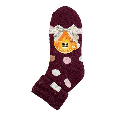 Women's Heat Holders Lite 5X Warmer Dots Ankle Socks