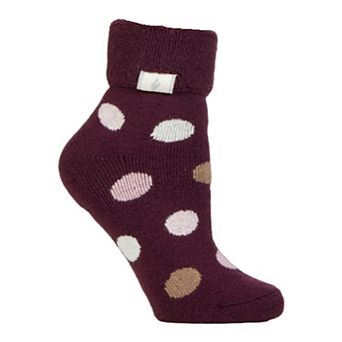 Women's Heat Holders Lite 5X Warmer Dots Ankle Socks