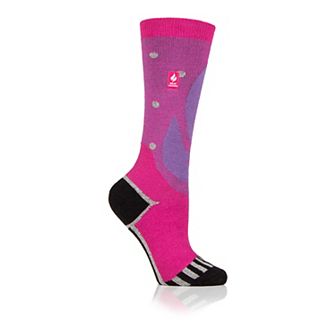 Women's Heat Holders Ultra Lite 3x Warmer Snowsports Kelly Long Socks