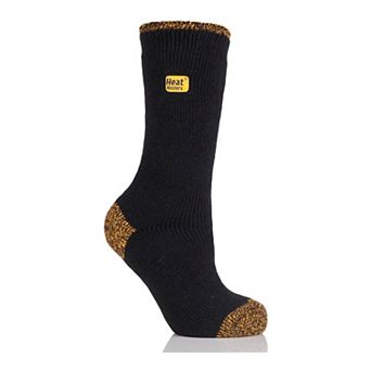 Women's Heat Holders Original Worxx 7x Warmer Reinforced Heel and Toe Crew Socks size 8-13