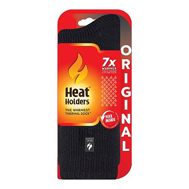 Women's Heat Holders Original 7x Warmer Solid Crew Socks size 8-13