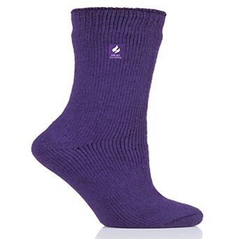 Women's Heat Holders Original 7x Warmer Solid Crew Socks size 8-13