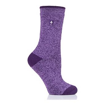 Women's Heat Holders Lite 5x Warmer Twist Crew Socks