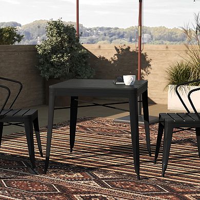 Taylor & Logan Wylie Indoor / Outdoor Square Patio Dining Table