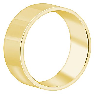Alyson Layne 14k Gold Flat Comfort Fit Wedding Band