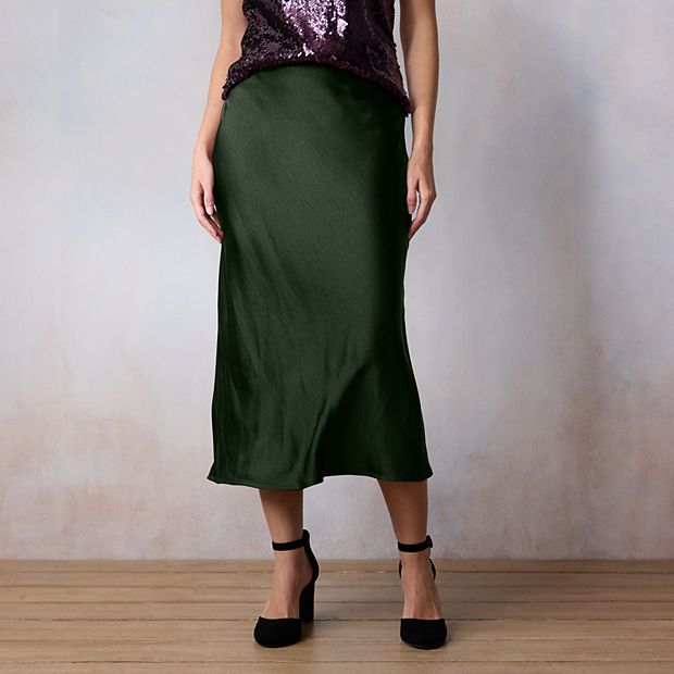 Women's LC Lauren Conrad Midi Slip Skirt