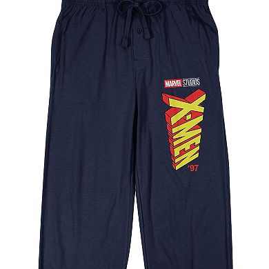 Men's X-Men '97 Mirrored Logo Pajama Pants