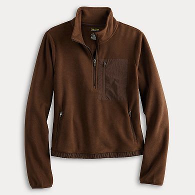 Women's Tek Gear® Mixed Media Micro Fleece Popover