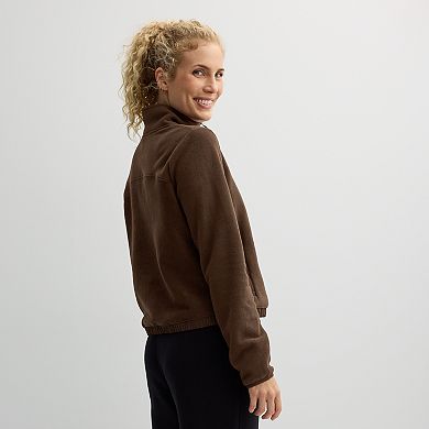 Women's Tek Gear® Mixed Media Micro Fleece Popover