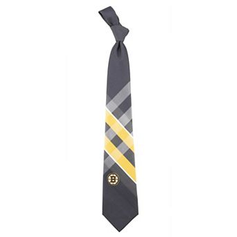 Men's NHL Boston Bruins Grid Neck Tie