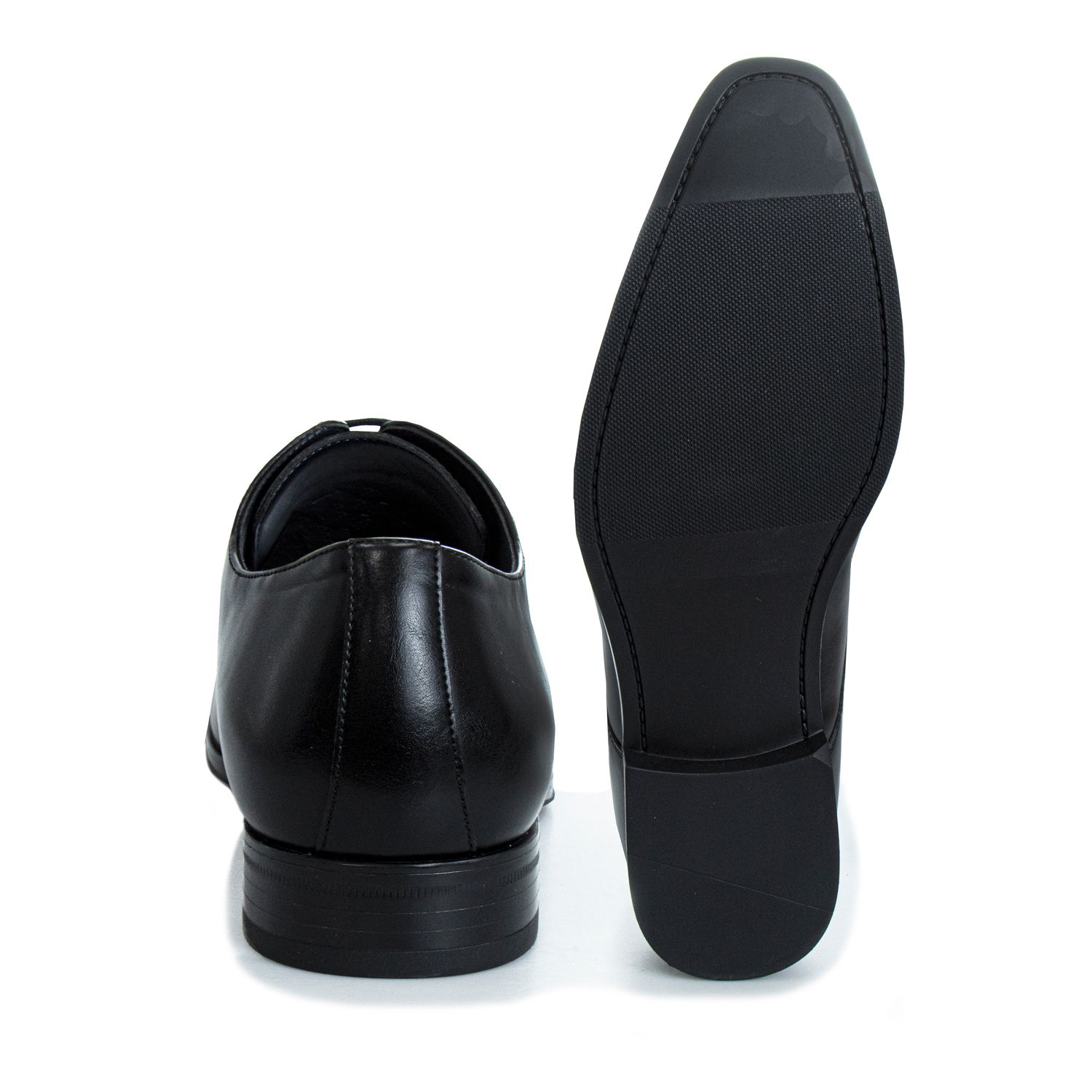 Perry Ellis Men’s Leather Oxford Lace-Up Dress or‎ Casual Shoe Black / Size 9 Amazon.com | Perry Ellis Mens Dress Shoes Portfolio Plain  main image 2